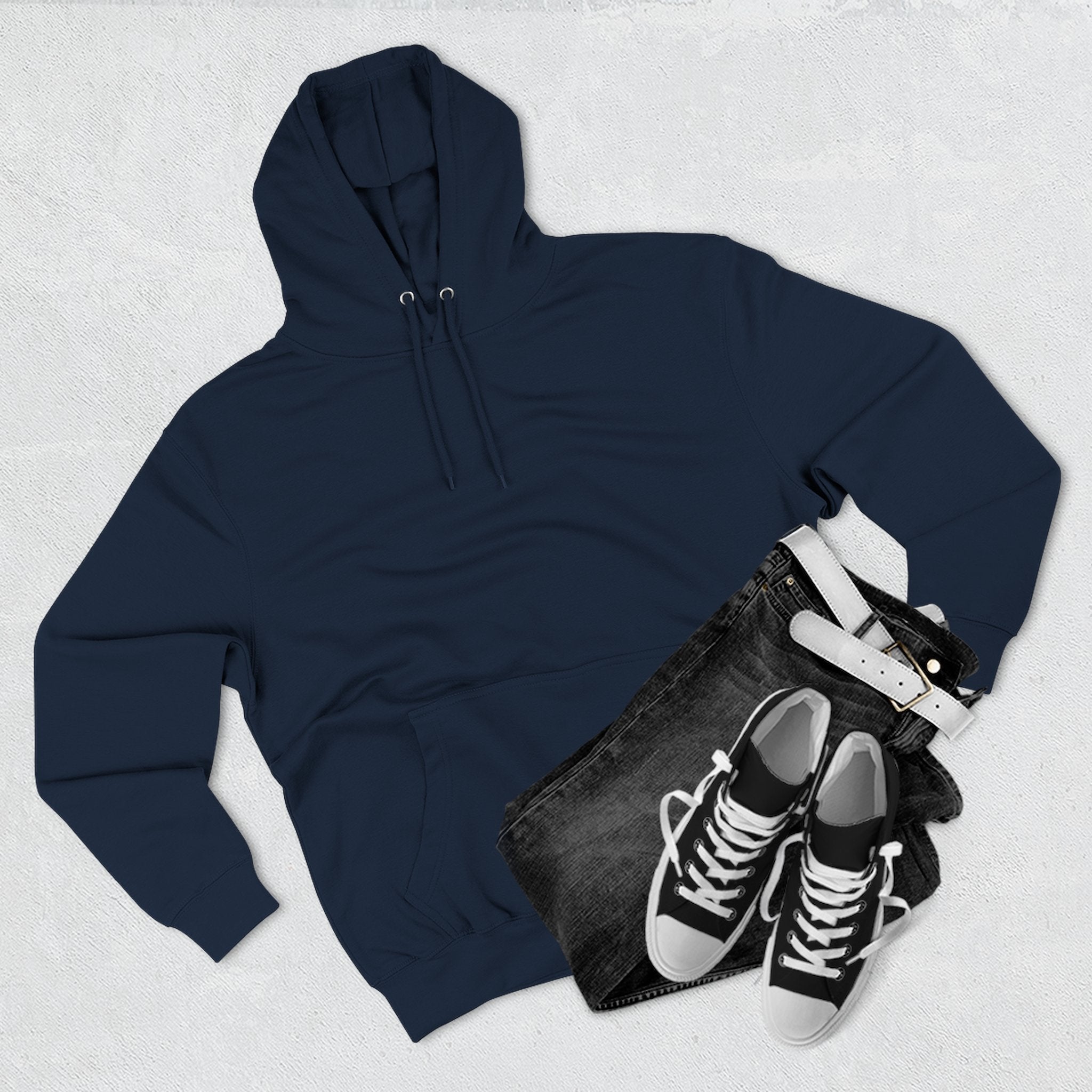 Night Drip Minimalist Nurse Hoodie | Subtle Back Print