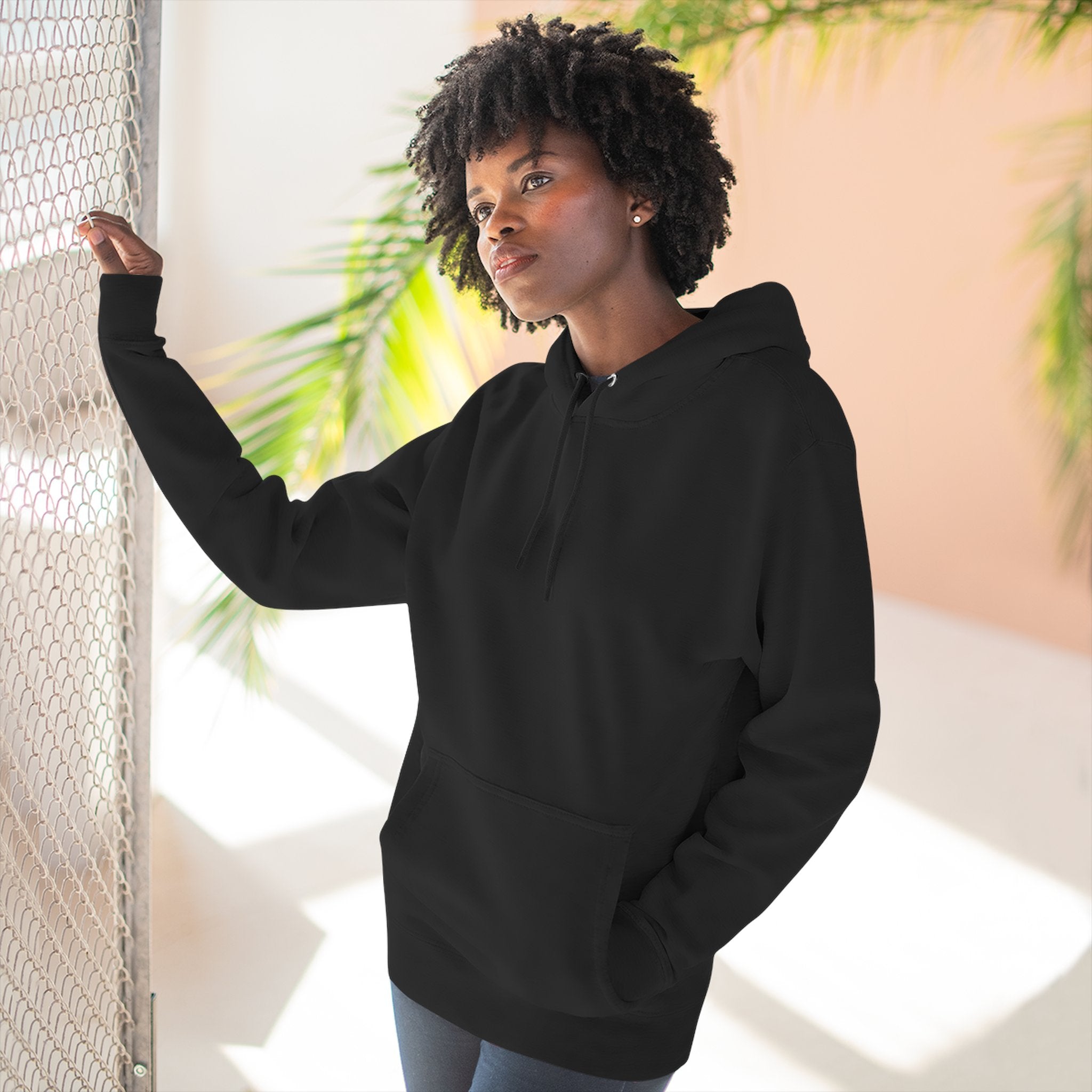 Night Drip Minimalist Nurse Hoodie | Subtle Back Print