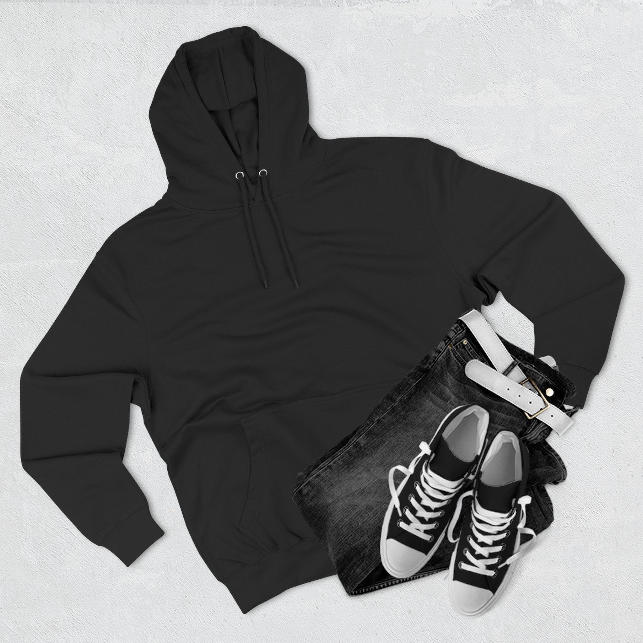 Night Drip Minimalist Nurse Hoodie | Subtle Back Print
