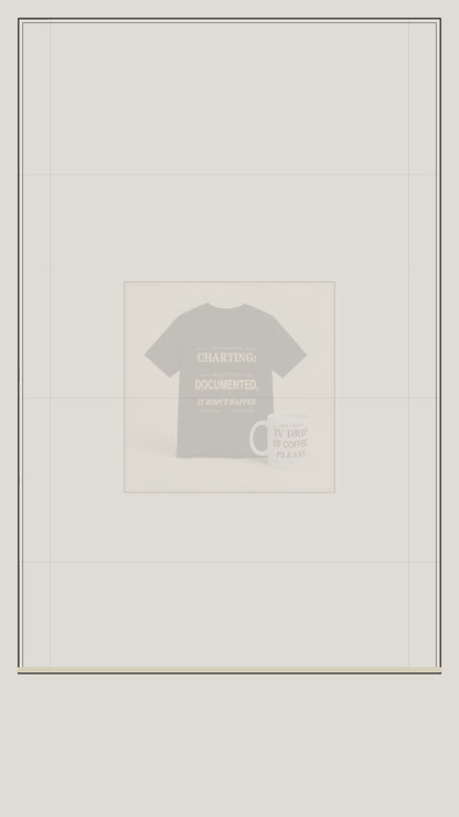 Charted and Caffeinated nurse gift ad